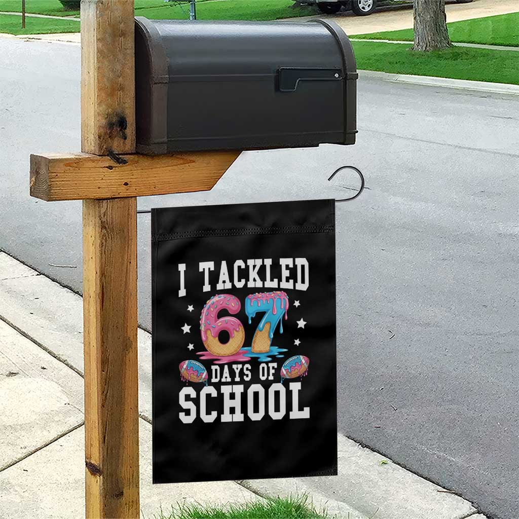67 Days Of School Garden Flag Six Seven Sports American Football Ice Cream Drip TS14 Print Your Wear
