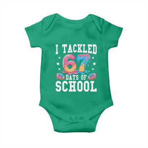67 Days Of School Baby Onesie Six Seven Sports American Football Ice Cream Drip TS14 Irish Green Print Your Wear