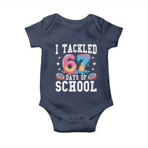 67 Days Of School Baby Onesie Six Seven Sports American Football Ice Cream Drip TS14 Navy Print Your Wear
