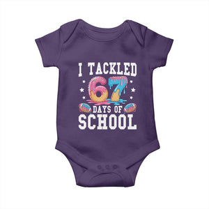 67 Days Of School Baby Onesie Six Seven Sports American Football Ice Cream Drip TS14 Purple Print Your Wear