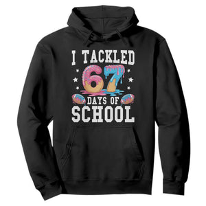 67 Days Of School Hoodie Six Seven Sports American Football Ice Cream Drip TS14 Black Print Your Wear