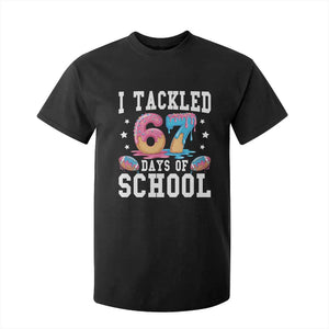 67 Days Of School T Shirt For Kid Six Seven Sports American Football Ice Cream Drip TS14 Black Print Your Wear