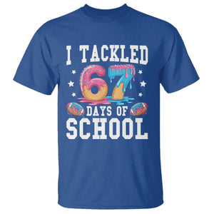 67 Days Of School T Shirt Six Seven Sports American Football Ice Cream Drip TS14 Royal Blue Print Your Wear