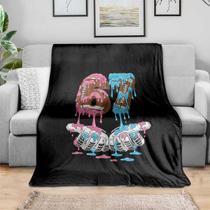 67 Football Meme Throw Blanket Six Seven Sports American Football Ice Cream Drip TS14 Print Your Wear