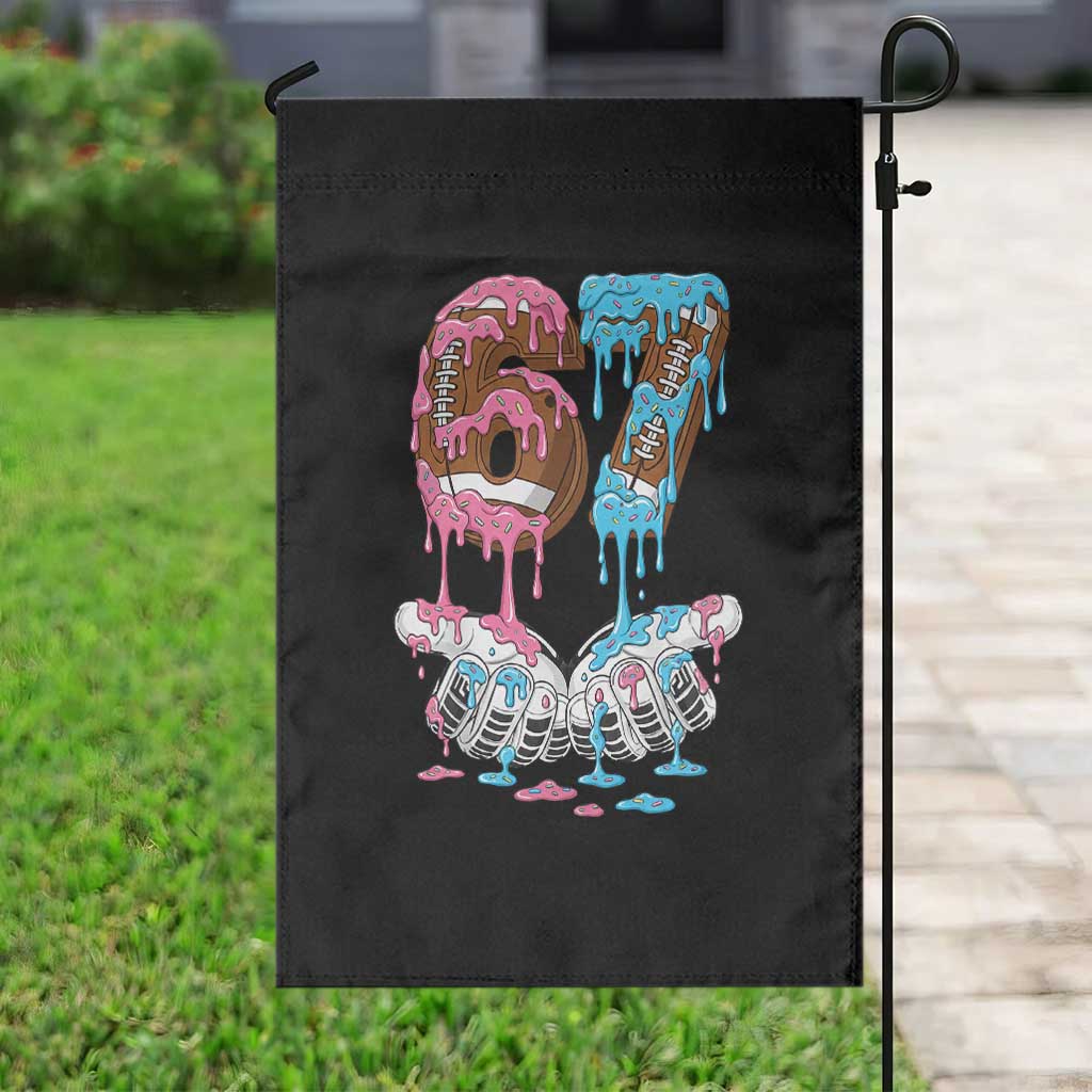 67 Football Meme Garden Flag Six Seven Sports American Football Ice Cream Drip TS14 Print Your Wear