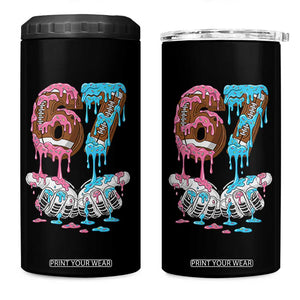 67 Football Meme 4 in 1 Can Cooler Tumbler Six Seven Sports American Football Ice Cream Drip TS14 One Size: 16 oz Black Print Your Wear