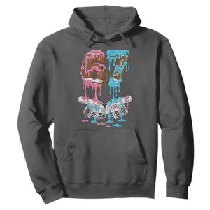 67 Football Meme Hoodie Six Seven Sports American Football Ice Cream Drip TS14 Dark Heather Print Your Wear