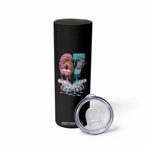 67 Football Meme Skinny Tumbler Six Seven Sports American Football Ice Cream Drip TS14 Print Your Wear