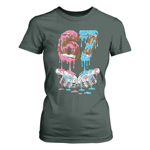 67 Football Meme T Shirt For Women Six Seven Sports American Football Ice Cream Drip TS14 Dark Forest Green Print Your Wear
