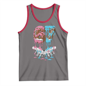 67 Football Meme Tank Top Six Seven Sports American Football Ice Cream Drip TS14 Deep Heather Red Print Your Wear