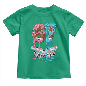 67 Football Meme Toddler T Shirt Six Seven Sports American Football Ice Cream Drip TS14 Irish Green Print Your Wear