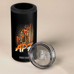 Dirt Bike American Flag 4 in 1 Can Cooler Tumbler TS14 Print Your Wear