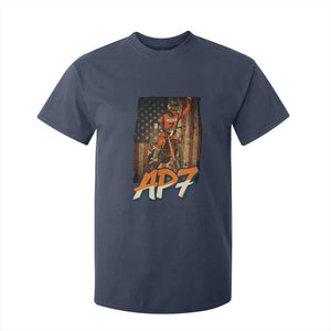 Dirt Bike American Flag T Shirt For Kid TS14 Navy Print Your Wear