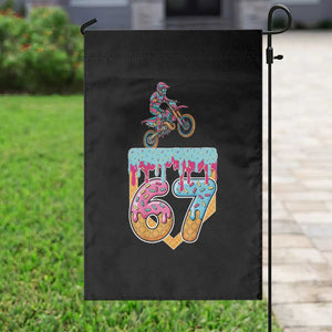 67 Six Seven Meme Garden Flag Funny Dirt Bike Motocross Ice Cream Drip TS14 Print Your Wear