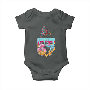 67 Six Seven Meme Baby Onesie Funny Dirt Bike Motocross Ice Cream Drip TS14 Dark Heather Print Your Wear