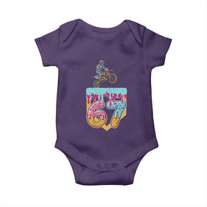 67 Six Seven Meme Baby Onesie Funny Dirt Bike Motocross Ice Cream Drip TS14 Purple Print Your Wear