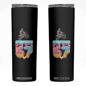 67 Six Seven Meme Skinny Tumbler Funny Dirt Bike Motocross Ice Cream Drip TS14 Black Print Your Wear