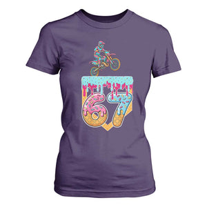 67 Six Seven Meme T Shirt For Women Funny Dirt Bike Motocross Ice Cream Drip TS14 Purple Print Your Wear