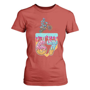 67 Six Seven Meme T Shirt For Women Funny Dirt Bike Motocross Ice Cream Drip TS14 Red Print Your Wear