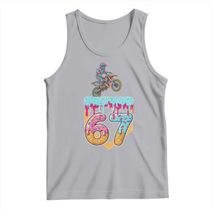 67 Six Seven Meme Tank Top Funny Dirt Bike Motocross Ice Cream Drip TS14 Athletic Heather Print Your Wear