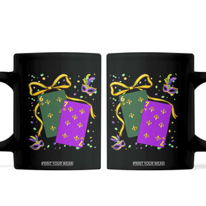 67 Mardi Gras Coffee Mug Funny Six Seven Playing Cards Meme TS14 Black Print Your Wear