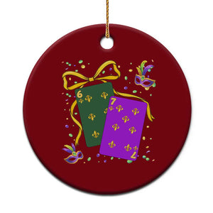 67 Mardi Gras Ceramic Ornament Funny Six Seven Playing Cards Meme TS14 1pc Red Print Your Wear