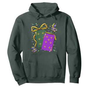 67 Mardi Gras Hoodie Funny Six Seven Playing Cards Meme TS14 Dark Forest Green Print Your Wear