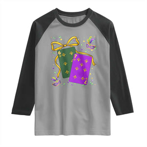 67 Mardi Gras Raglan Shirt Funny Six Seven Playing Cards Meme TS14 Sport Gray Black Print Your Wear