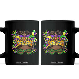 Mardi Gras Queen Coffee Mug Messy Pun Carnival Party TS14 Black Print Your Wear