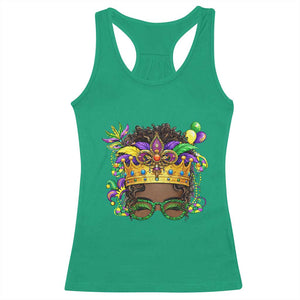 Mardi Gras Queen Racerback Tank Top Messy Pun Carnival Party TS14 Irish Green Print Your Wear