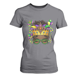 Mardi Gras Queen T Shirt For Women Messy Pun Carnival Party TS14 Charcoal Print Your Wear