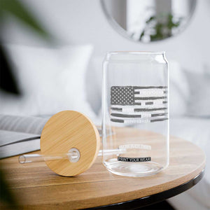 Everything is Fine Trust Your Government Glass Can Funny Political Sarcastic American Flag TS14 Print Your Wear