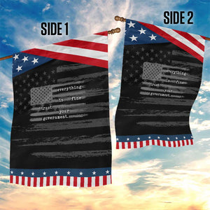 Everything is Fine Trust Your Government Garden Flag Funny Political Sarcastic American Flag TS14 Print Your Wear