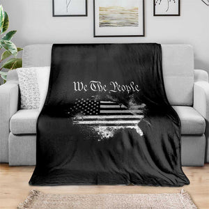 We The People Throw Blanket Vintage Grunge American Flag 4th of July 1776 TS14 Print Your Wear