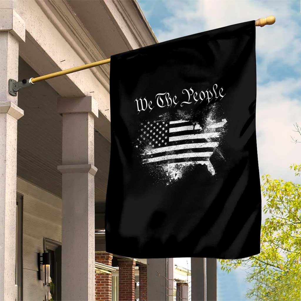 We The People Garden Flag Vintage Grunge American Flag 4th of July 1776 TS14 Print Your Wear