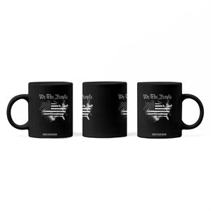 We The People Coffee Mug Vintage Grunge American Flag 4th of July 1776 TS14 Print Your Wear
