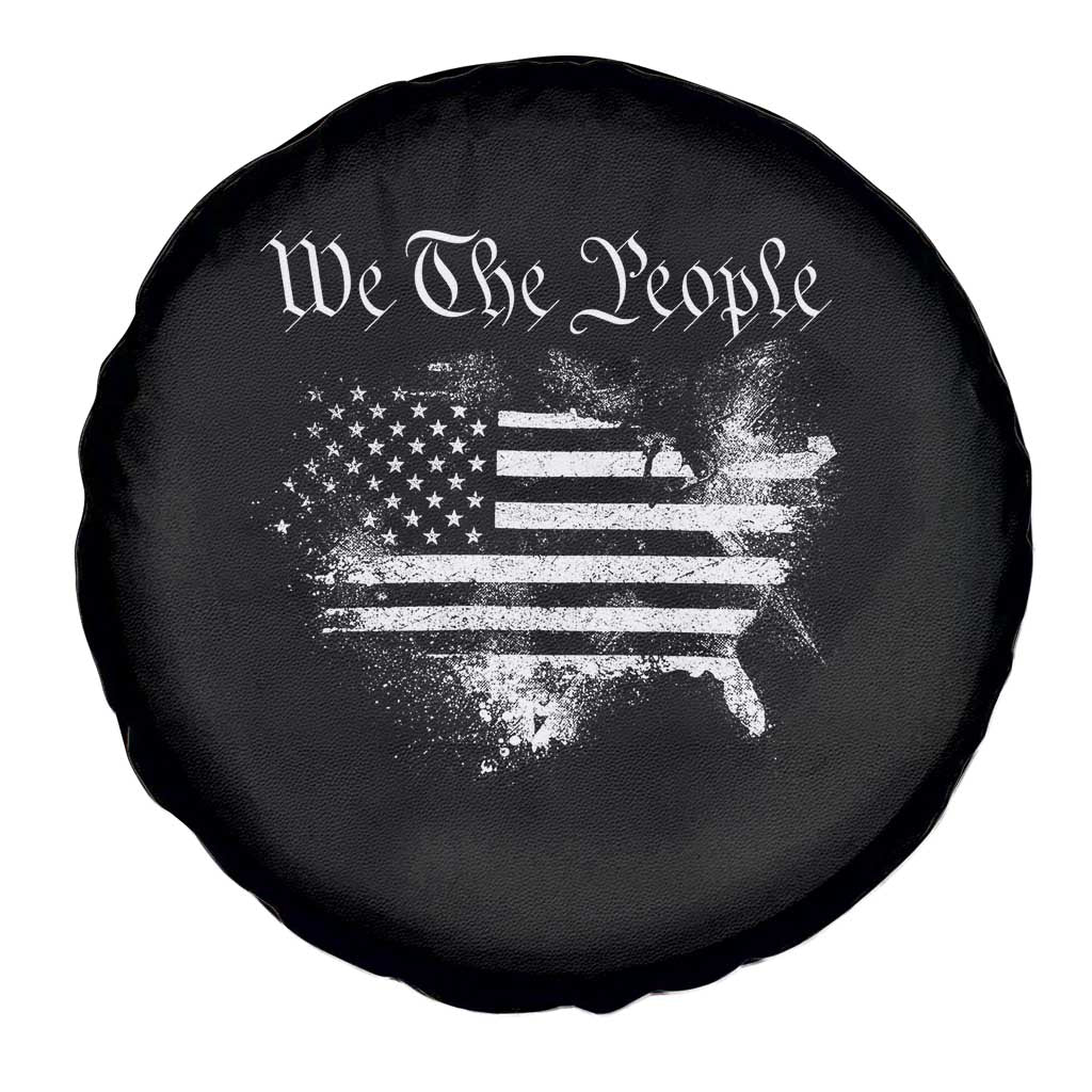 We The People Spare Tire Cover Vintage Grunge American Flag 4th of July 1776 TS14 Print Your Wear
