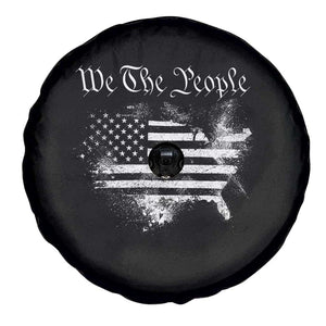 We The People Spare Tire Cover Vintage Grunge American Flag 4th of July 1776 TS14 Print Your Wear