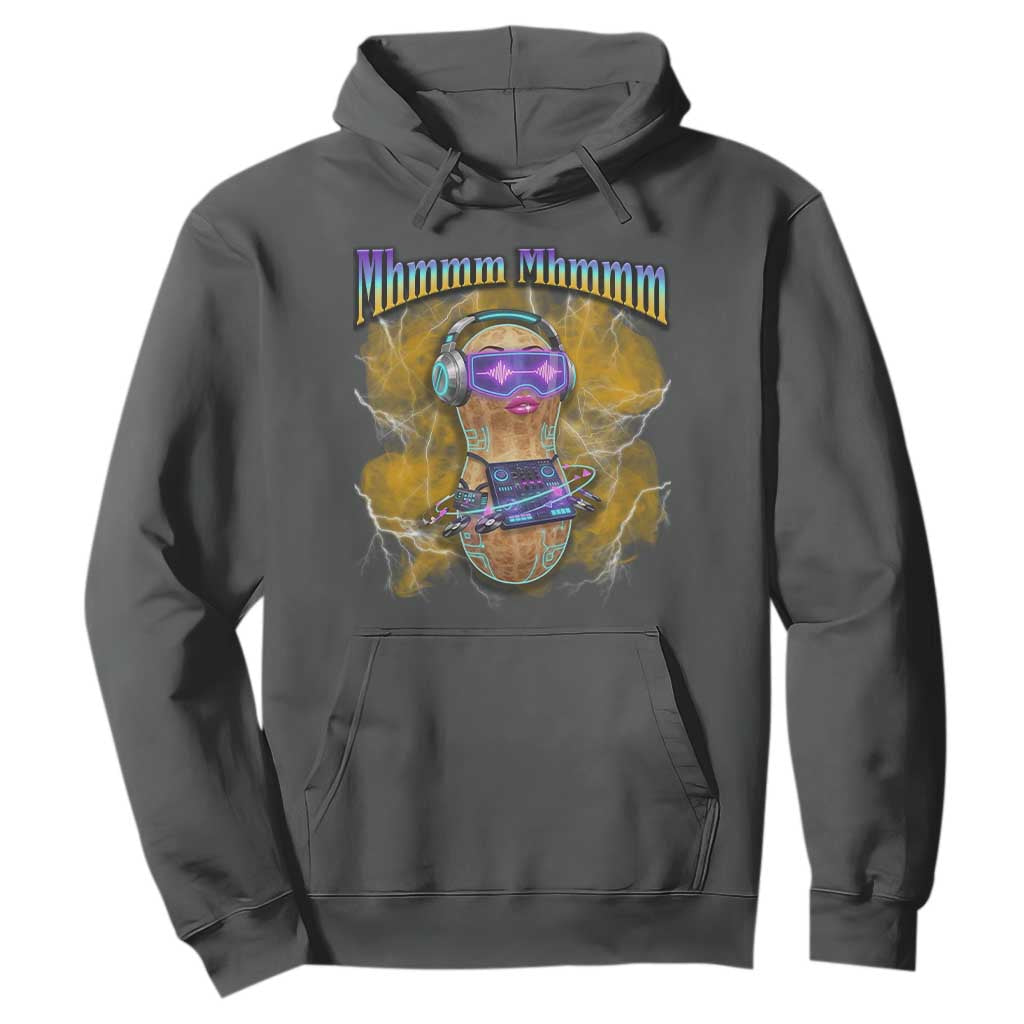 Funny Burnt Peanut Goop Hoodie DJ Music Meme TS14 Dark Heather Print Your Wear