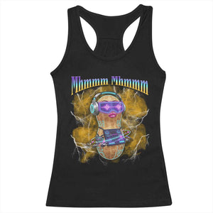 Funny Burnt Peanut Goop Racerback Tank Top DJ Music Meme TS14 Black Print Your Wear