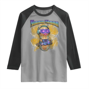 Funny Burnt Peanut Goop Raglan Shirt DJ Music Meme TS14 Sport Gray Black Print Your Wear