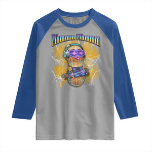 Funny Burnt Peanut Goop Raglan Shirt DJ Music Meme TS14 Sport Gray Royal Print Your Wear