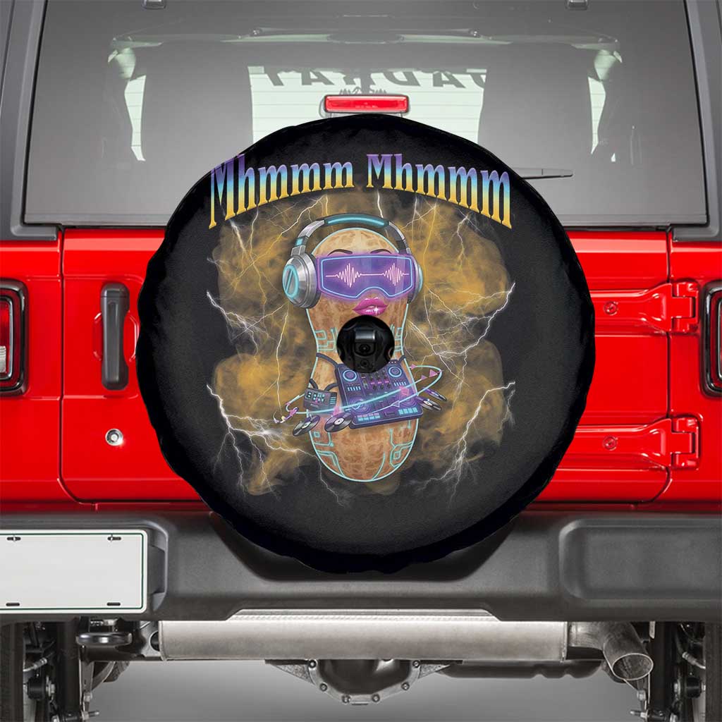 Funny Burnt Peanut Goop Spare Tire Cover DJ Music Meme TS14 Black Print Your Wear