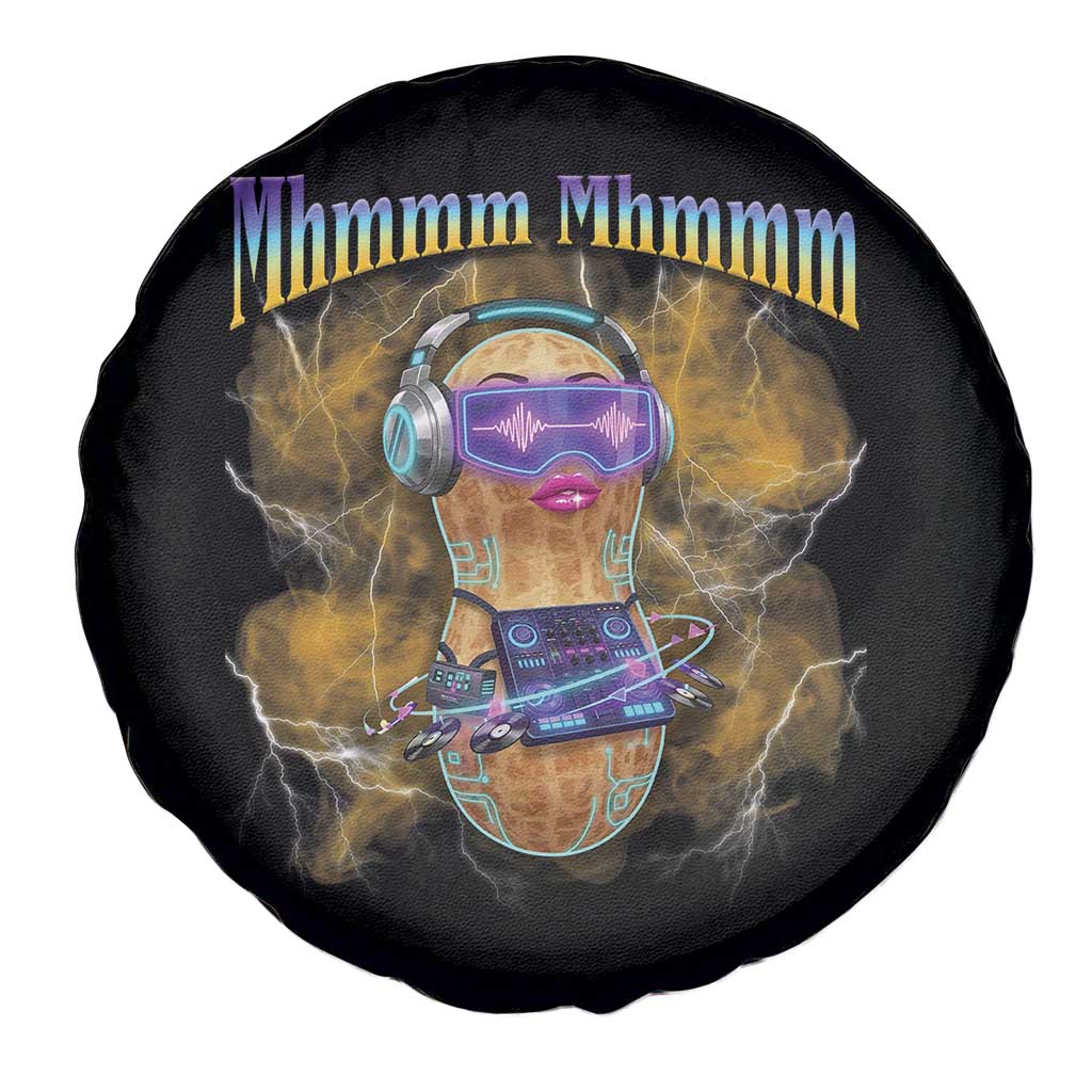 Funny Burnt Peanut Goop Spare Tire Cover DJ Music Meme TS14 Print Your Wear