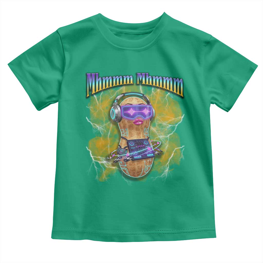 Funny Burnt Peanut Goop Toddler T Shirt DJ Music Meme TS14 Irish Green Print Your Wear
