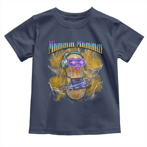 Funny Burnt Peanut Goop Toddler T Shirt DJ Music Meme TS14 Navy Print Your Wear