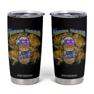 Funny Burnt Peanut Goop Tumbler Cup DJ Music Meme TS14 Black Print Your Wear