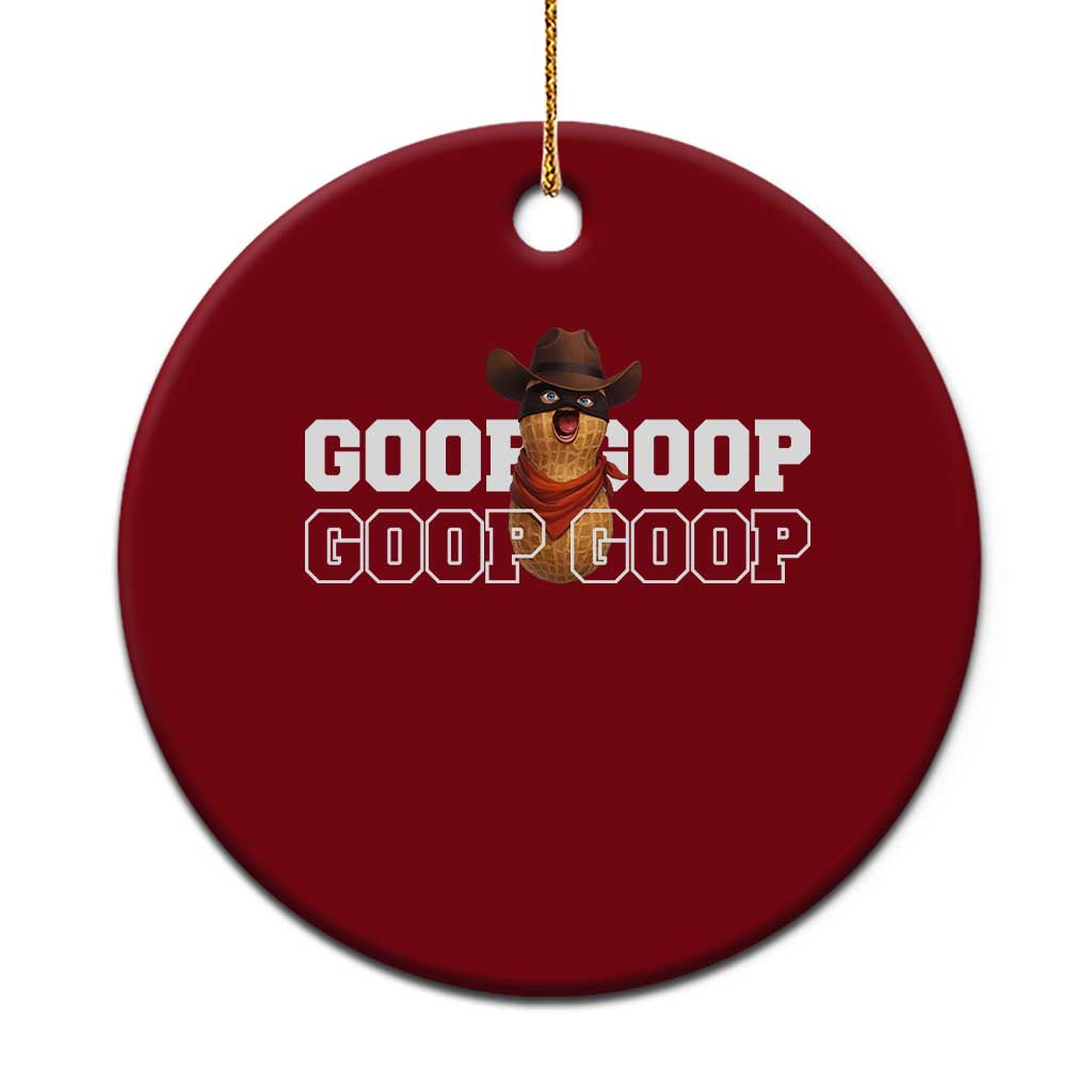 Funny Burnt Peanut Goop Ceramic Ornament Internet Viral Meme Trendy TS14 1pc Red Print Your Wear
