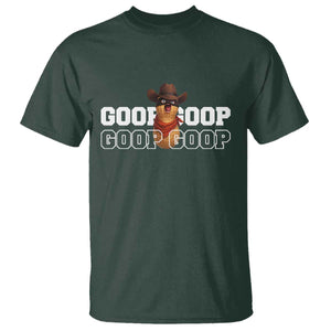 Funny Burnt Peanut Goop T Shirt Internet Viral Meme Trendy TS14 Dark Forest Green Print Your Wear