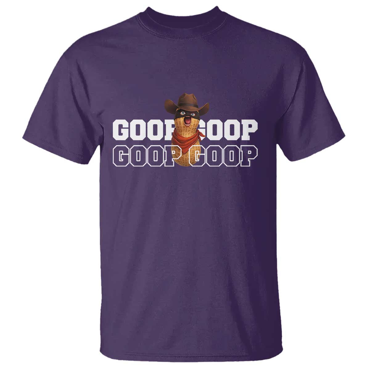 Funny Burnt Peanut Goop T Shirt Internet Viral Meme Trendy TS14 Purple Print Your Wear
